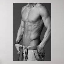 Fitness Model In Shorts Poster