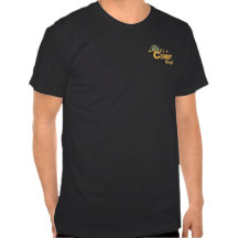 Fitted Shirt - pocket size logo - dark