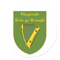 Fitzgerald 1798 Flag Shield Sticker