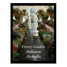 Fitzroy Gardens postcard