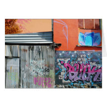 Fitzroy Graffiti Greeting Card