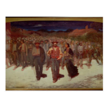Fiumana (The Human Tide) 1895-96 (oil on canvas) Postcards