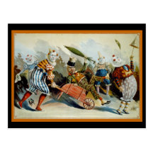 Five Clowns Post Cards