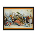 Five Clowns postcards