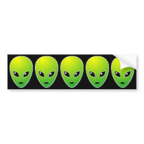 Five ETs Bumper Sticker