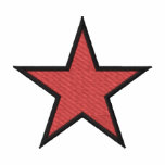 Five Point Star Embroidered Hoodie