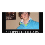 Five Popped Collars Cool photo cards