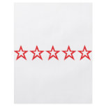 five red stars icon flyers