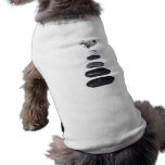 Fives stones and white orchids pet clothing