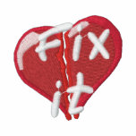 Fix It Broken Heart embroidered shirts