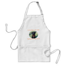 Fix That Ruffin CRPS RSD - Mum ORANGE Text Aprons