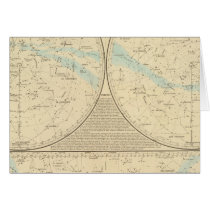 Fixed Stars map Greeting Card