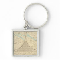 Fixed Stars map Key Chain