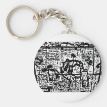 fixx tribute lunchbox print by Sludge Key Chain
