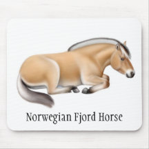 Fjord Horse at Rest Mousepad