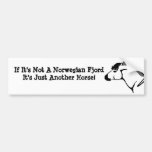 Fjord Horse Bumper Sticker