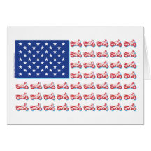 Flag-Blue-Shadow Card