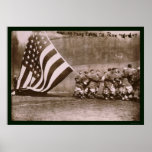 Flag Ebbets Park Baseball 1914 Posters