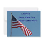 Flag, Home of the Free! invitations