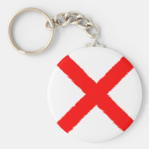 Flag of Alabama Keychains