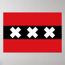 Flag of Amsterdam Print