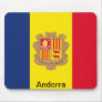 Flag of Andorra Mousepads