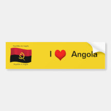 Flag of Angola Bumper Sticker