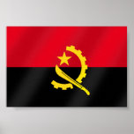 Flag of Angola for Angola soccer fans in 2010 posters