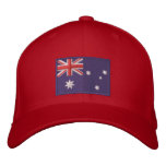 Flag of Australia embroidered hats