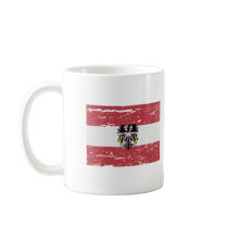 FLAG OF AUSTRIA COAT OF ARMS MUGS