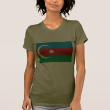 Flag of Azerbaijan- Army style for women T-shirt