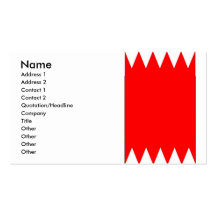 Flag of Bahrain Business Card