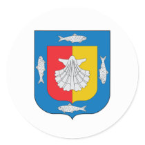 Flag of Baja California Sur Round Sticker