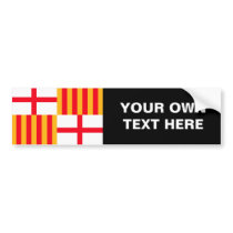 Flag of Barcelona Bumper Sticker