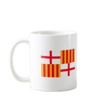 Flag of Barcelona Coffee Mugs