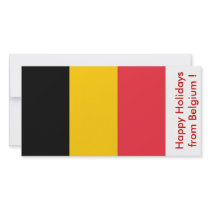 Flag of Belgium, Happy Holidays from Belgium