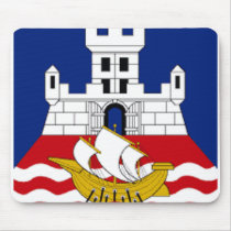 Flag of Belgrade Mouse Pad