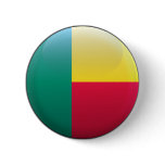 Flag of Benin Button
