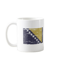 FLAG OF BOSNIA HERZGOVINA COFFEE MUG