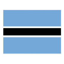 Flag of Botswana Post Cards