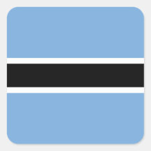 Flag of Botswana Stickers