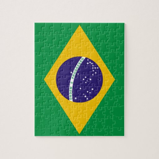 Flag of Brazil Jigsaw Puzzle | Zazzle
