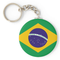 FLAG OF BRAZIL KEYCHAIN