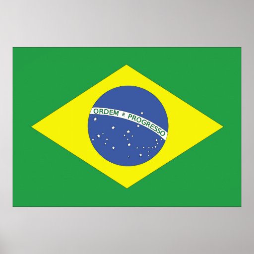 Gorgeous Brazilian flag printable