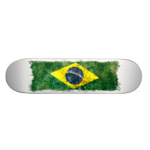 Flag of Brazil Skate Deck
