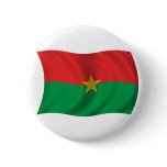 Flag of Burkina Faso buttons
