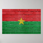 Flag of Burkina Faso posters
