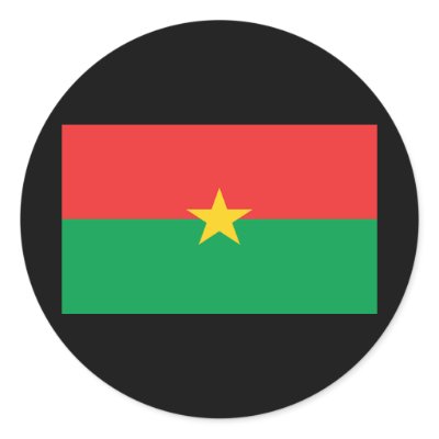 Flag of Burkina Faso Stickers by repofcountries