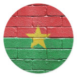 Flag of Burkina Faso stickers