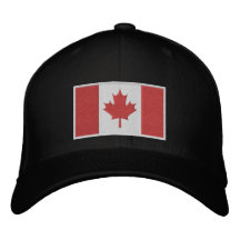 Flag of Canada Embroidered Hats